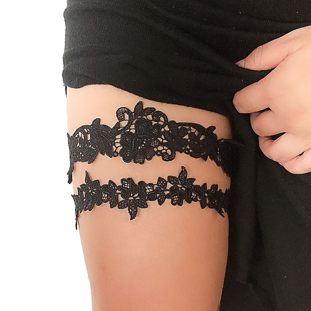 K02 Fashion Soft Sexy Lace Gar - Garter Belt Set review and price