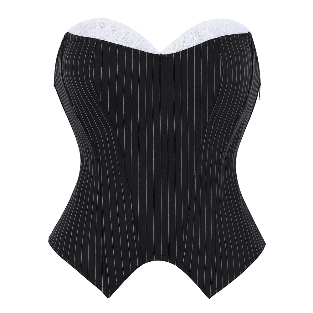 Black And Lace Strapless Corse - Corset Waist Cinch review and price