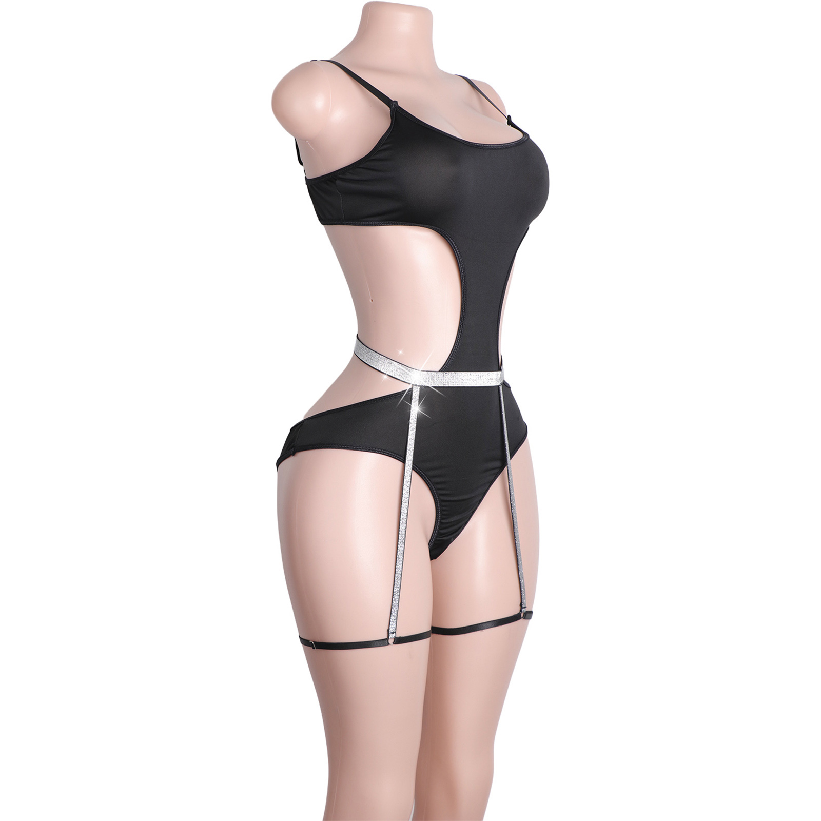 Custom Rhinestone Pole Dancewe - Garter Belt Set review and price