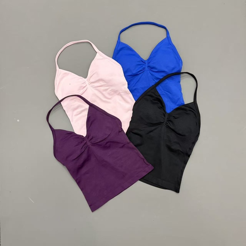 Gym Women Sports Tank Top Seam - Sports Bra High Impact review and price