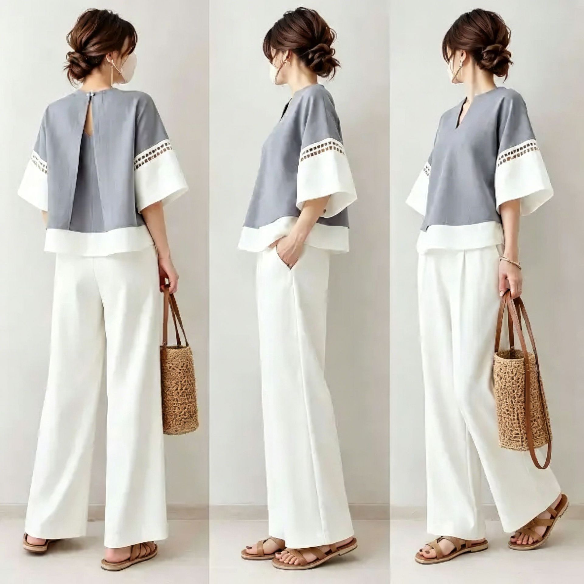 2026 New Two-piece Set: V-neck - Robe Silk Women review and price