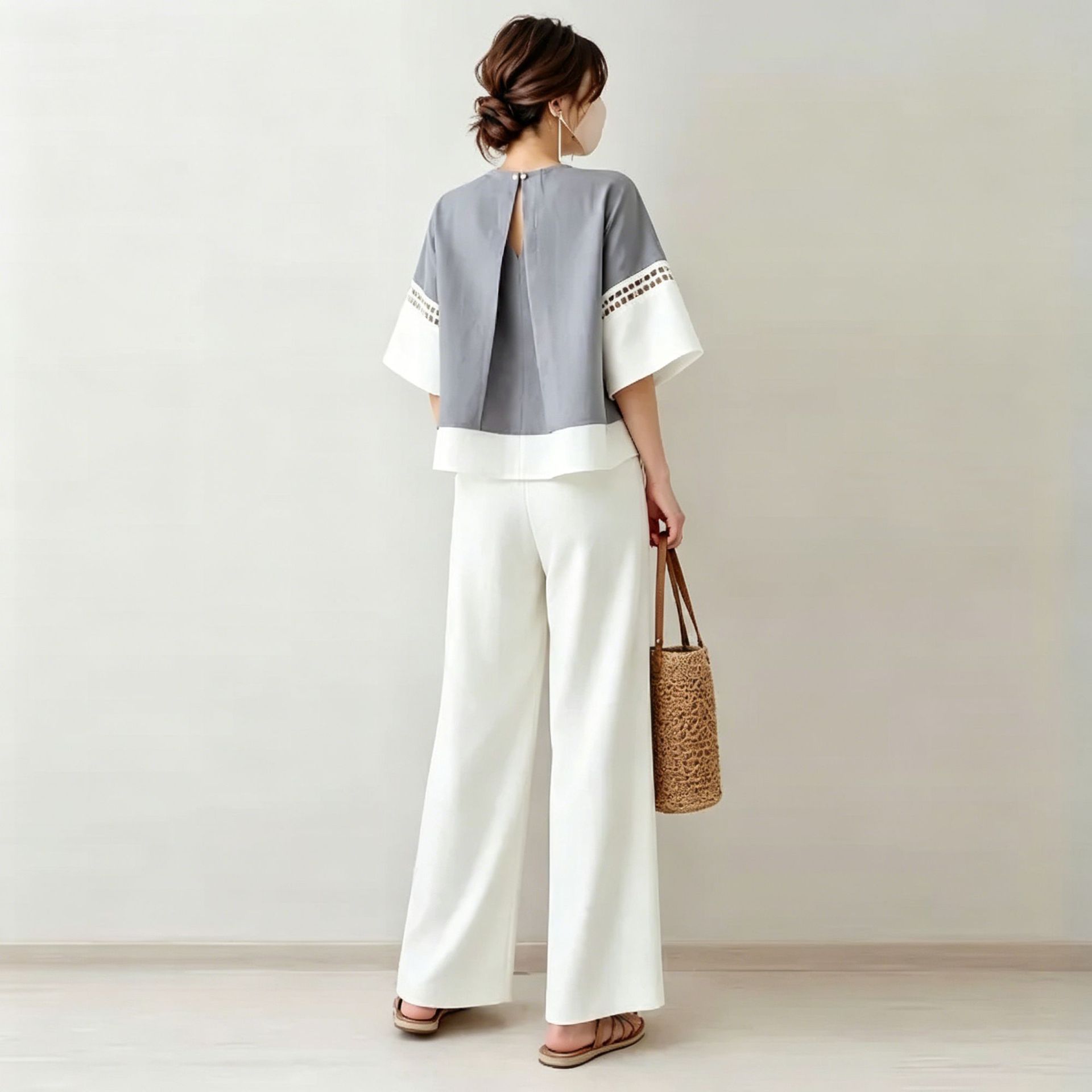2026 New Two-piece Set: V-neck - Robe Silk Women review and price