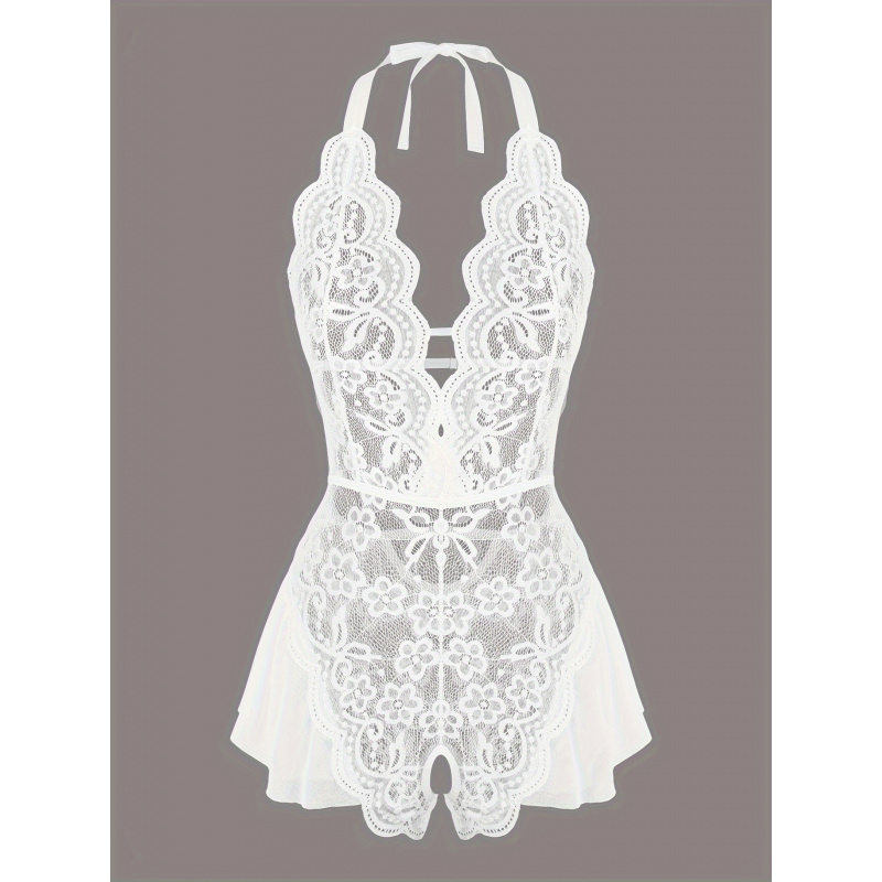 Charming Lace Mesh Teddy, Scal - Lace Teddy Lingerie review and price