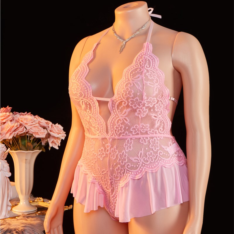 Plus Size 1XL-4XL Teddy perspe - Lace Teddy Lingerie review and price