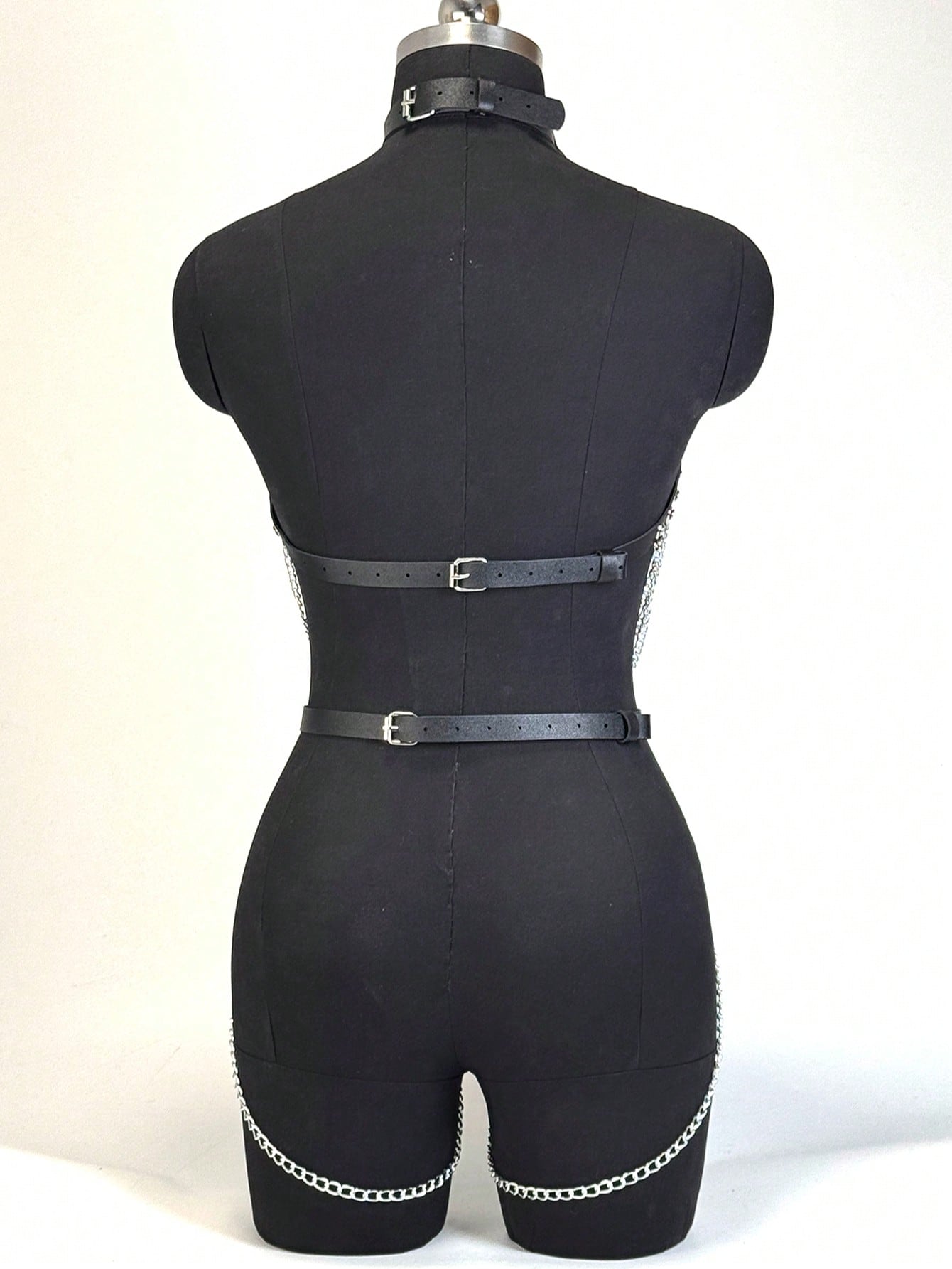 Women Trendy PU Leather Harnes - Garter Belt Set review and price