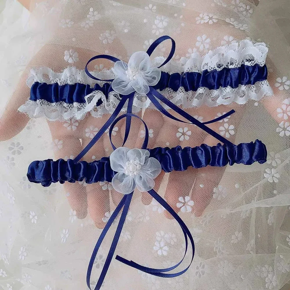 2pcs/Set Satin Ribbon Wedding  - Garter Belt Set review and price