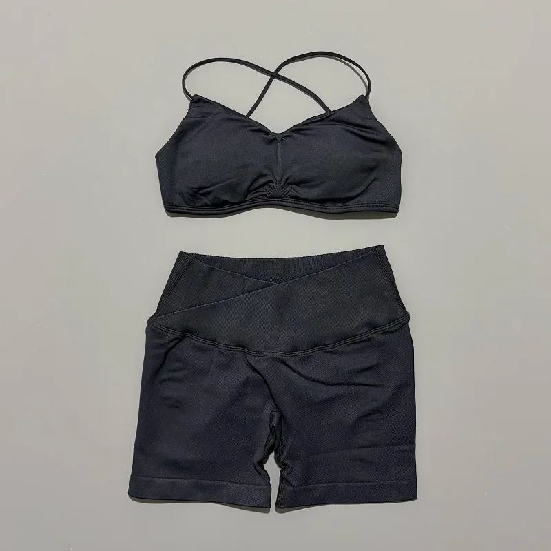 2 Pieces Sports Set Women Thin - Sports Bra High Impact review and price